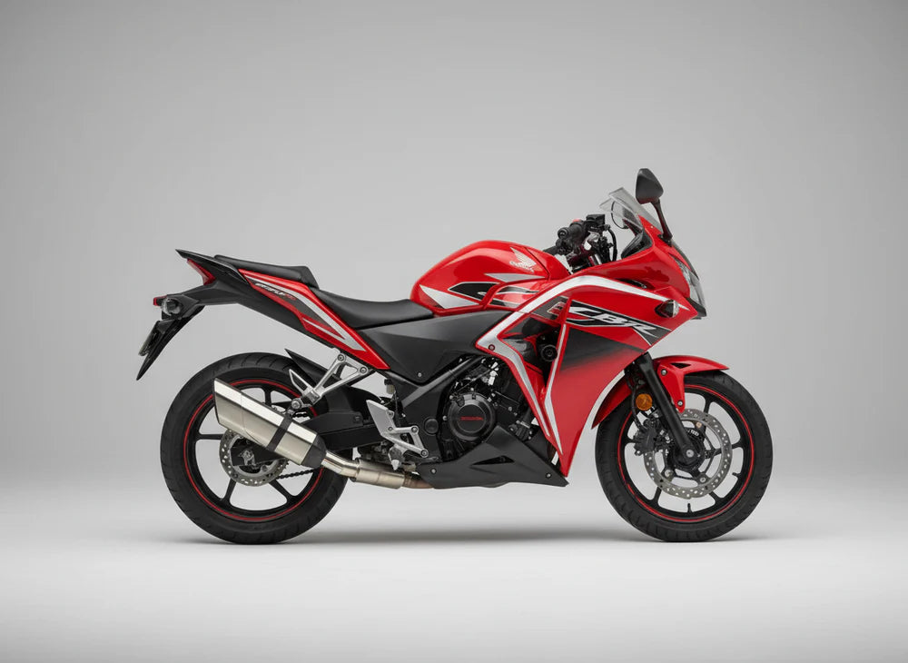 Barrel Rogue 2.0 slip-on exhaust with link pipe for Honda CBR 250R motorcycle