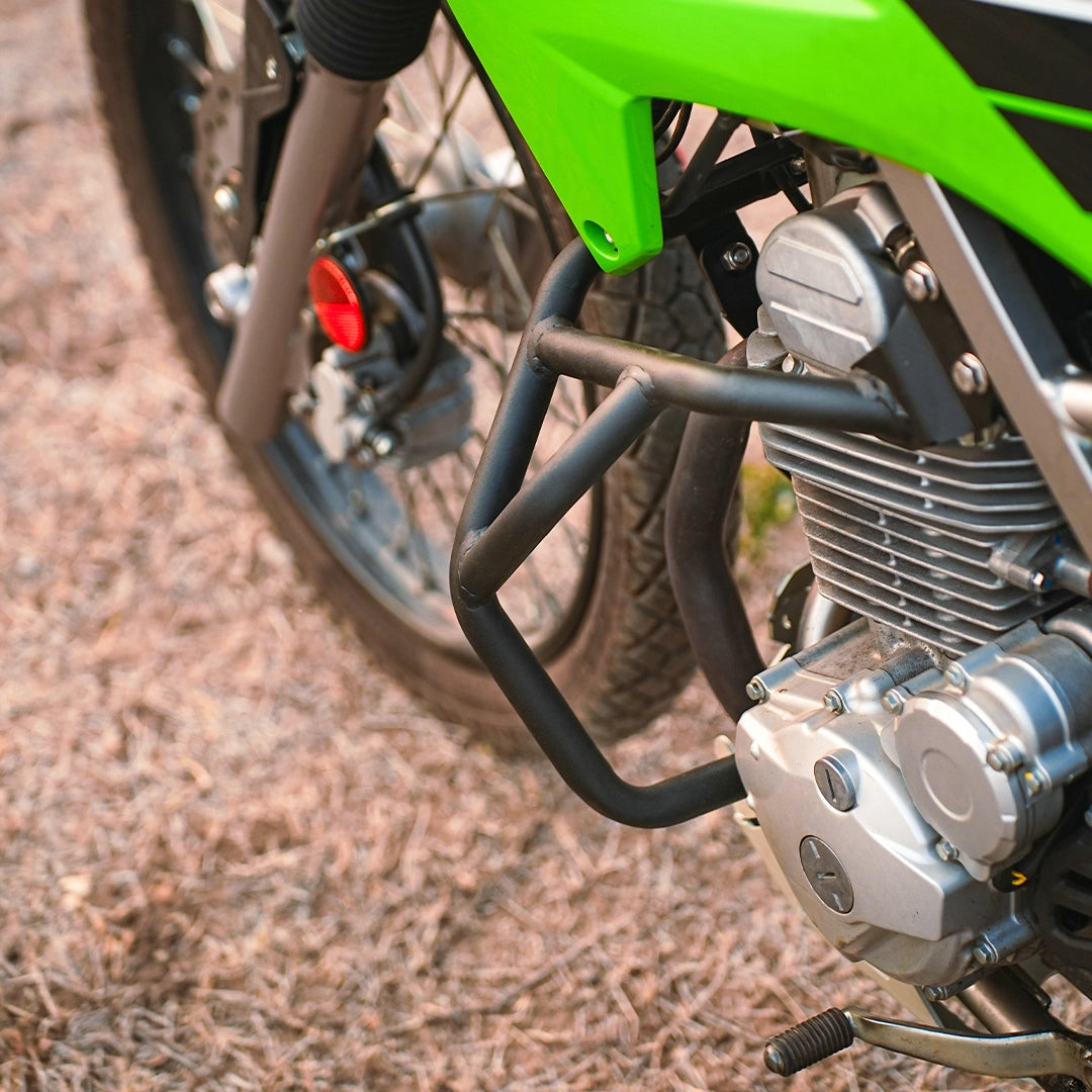 Legundary Custom Built Kawasaki KLX 230 Bellator Crash Guard Black CBU Version heavy-duty engine and body protection crash bar