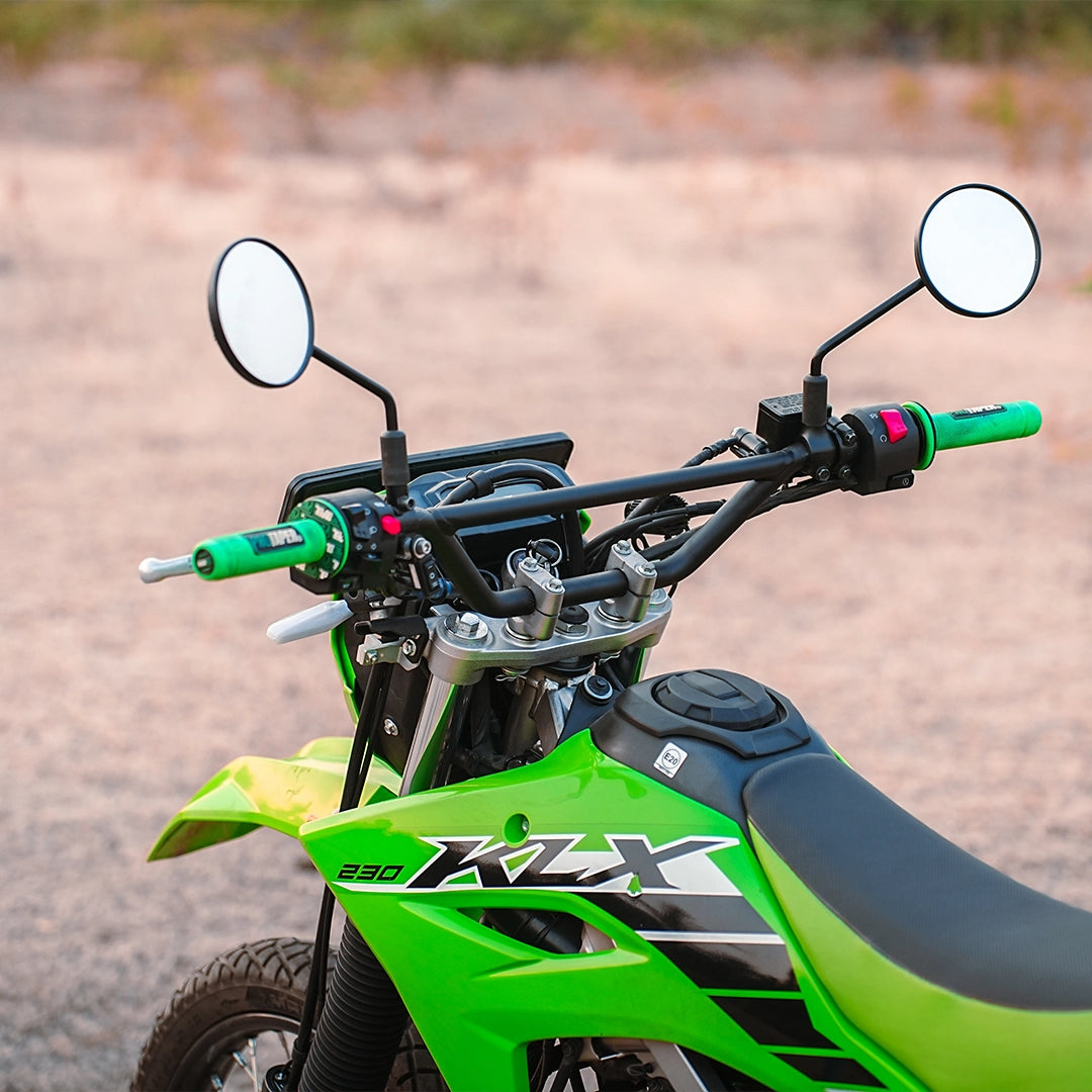 Legundary Custom Built Kawasaki KLX 230 Tour Pro Handlebar CBU Version heavy-duty touring and adventure motorcycle handlebar