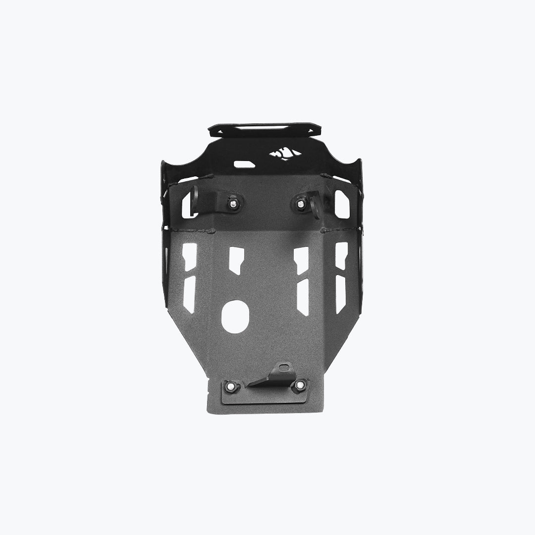 Legundary Custom Built Kawasaki KLX 230 Vambrace Bash Plate Black CBU Version heavy-duty engine and chassis protection skid plate