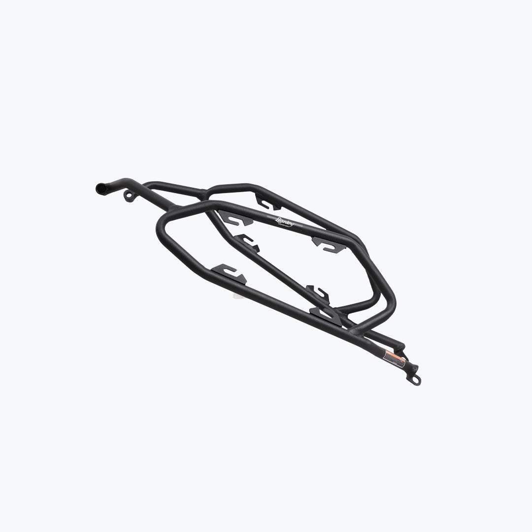 Legundary Custom Built Kawasaki KLX 230 Xtruder Saddlestay CKD Version heavy-duty saddle bag and touring luggage support bracket