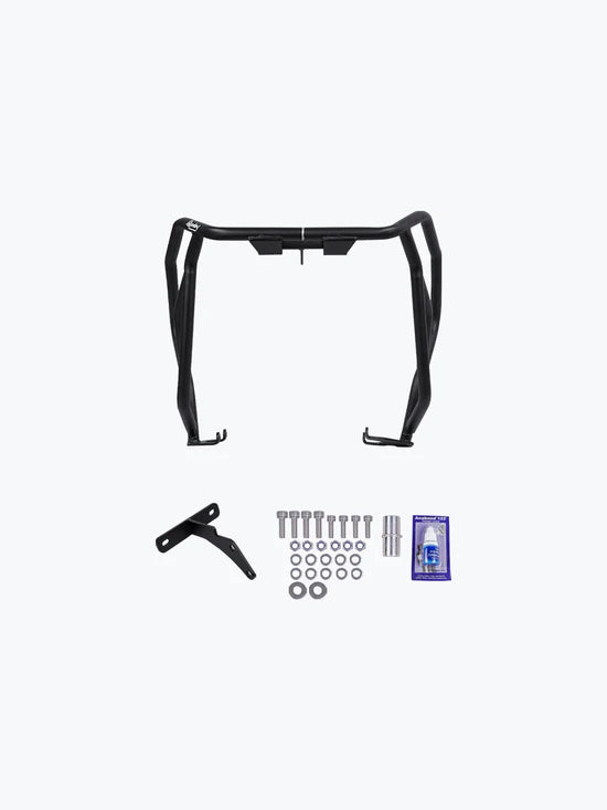 Legundary Custom Adrinex Crash Guard for Kawasaki Versys 650 Black Mild Steel Engine Protection Frame