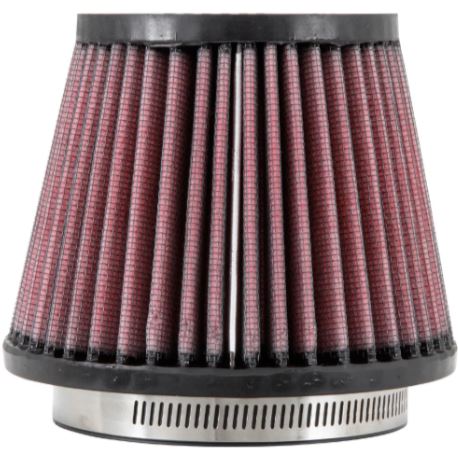 K&N RU-2990 tapered universal high flow air filter close up