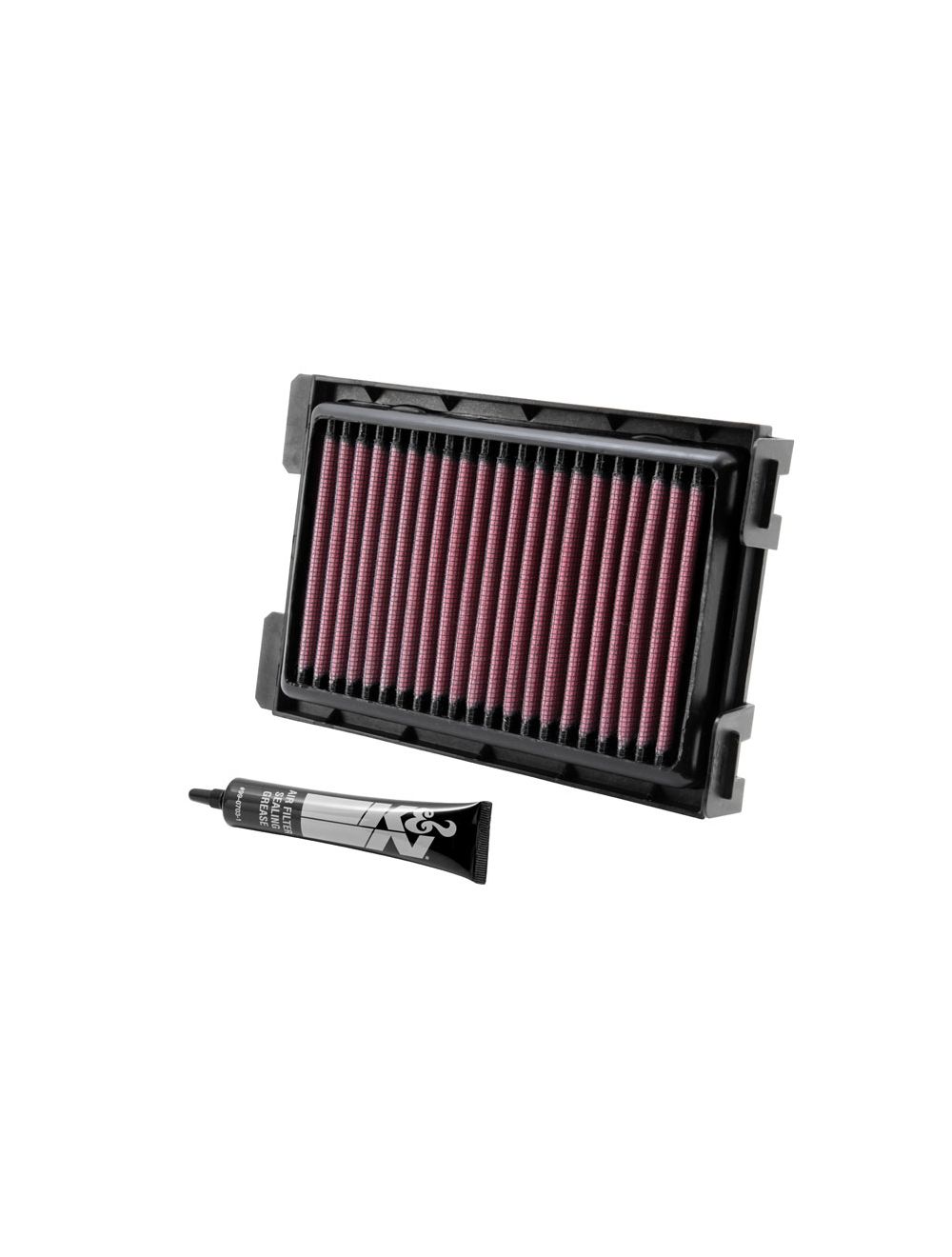 K&N HA-2511 air filter installed in Honda CBR125R engine bay