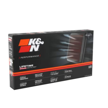 K&N KA-6009 High-Flow Washable Performance Air Filter for Kawasaki Ninja ZX-6R ZX636 2009-2024
