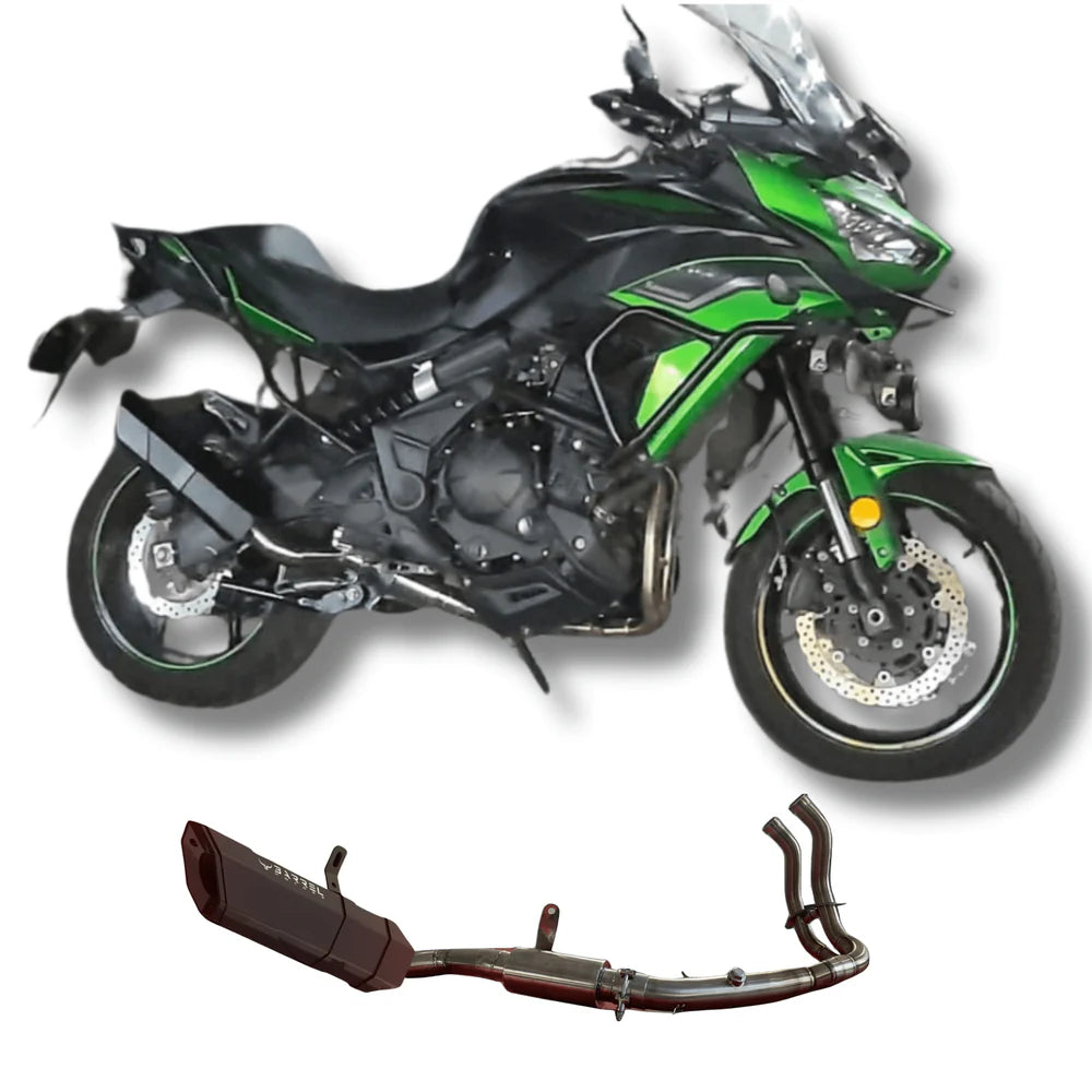 Barrel Rogue 2.0 stainless steel full system exhaust for Kawasaki Versys 650 motorcycle