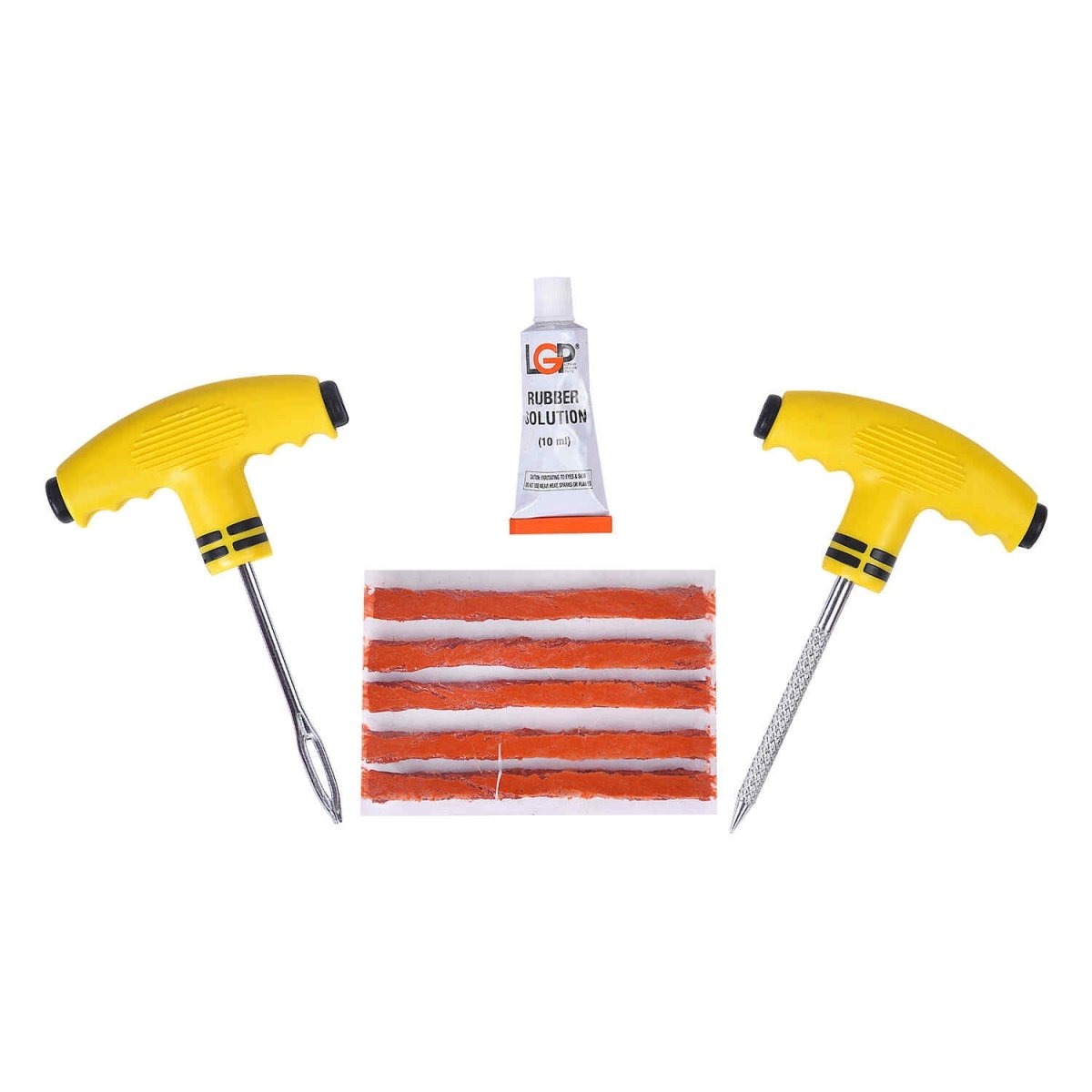 LGP T0503 tubeless tyre puncture repair kit with T-handle tools