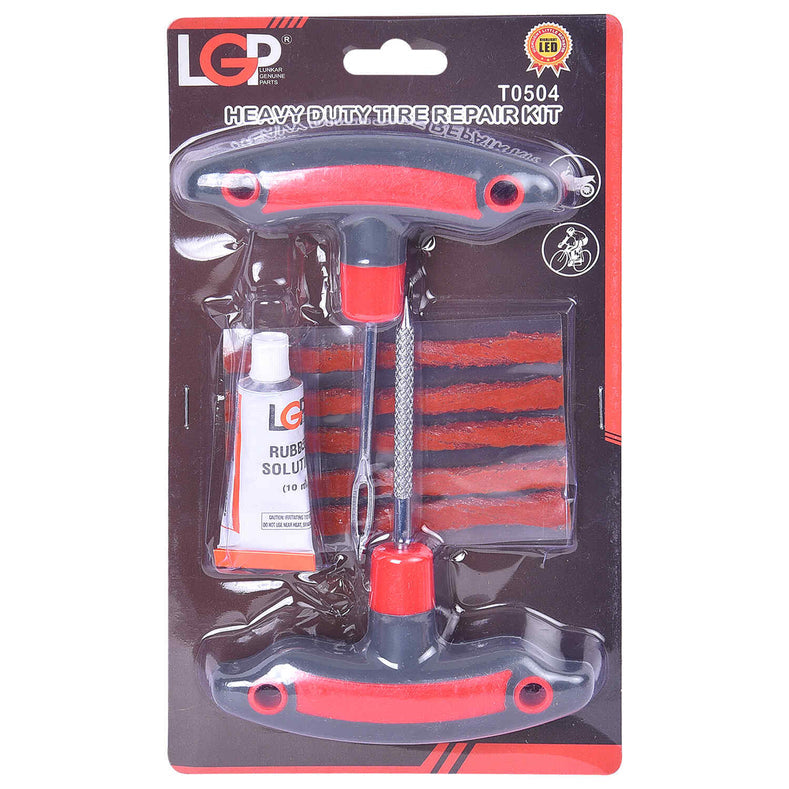 LGP heavy duty tyre puncture repair kit T0504 tools set