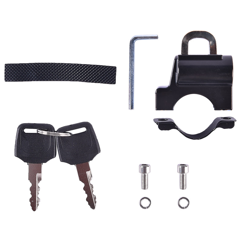 LGP helmet handle fitting lock for motorcycle security