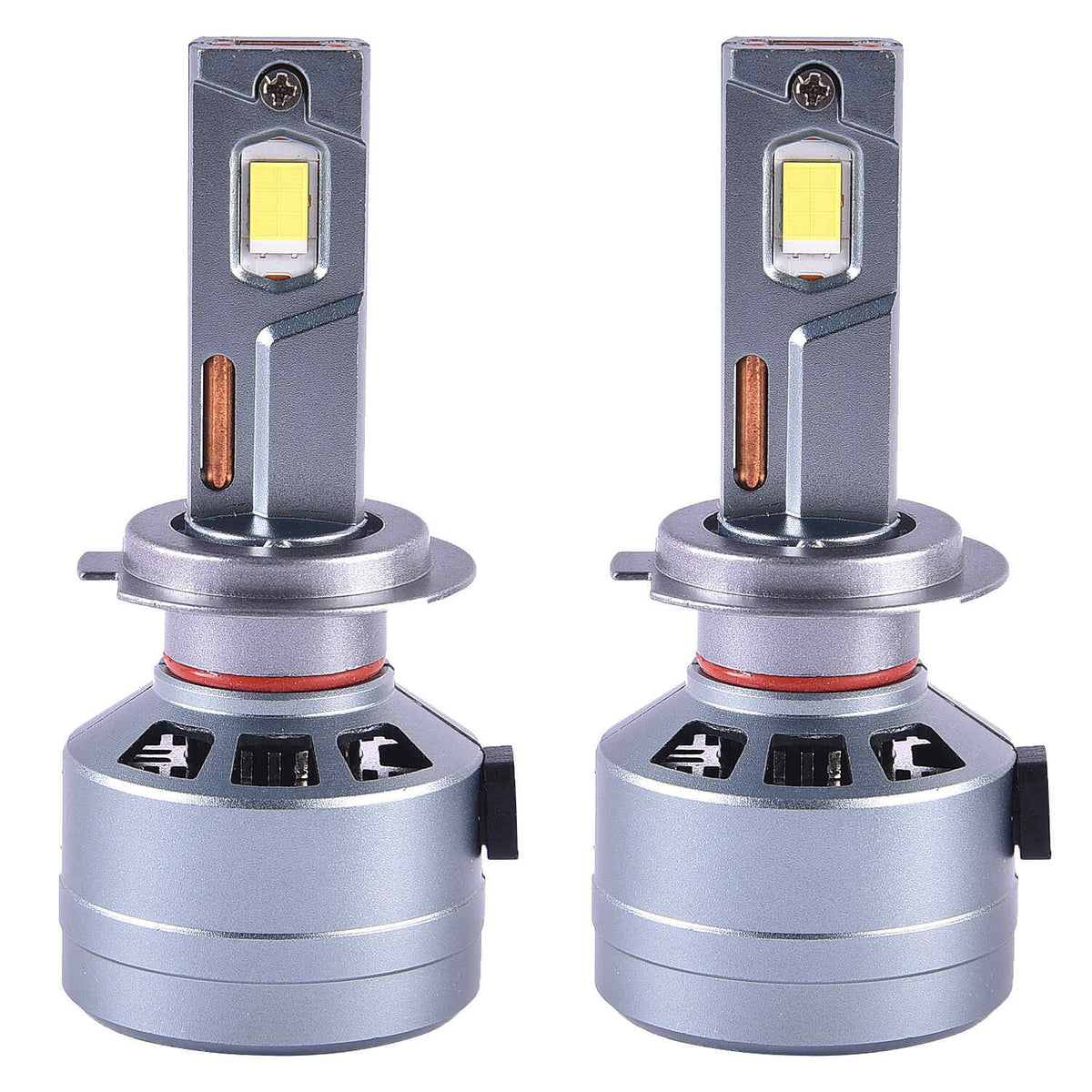 LGP H7 LED Headlight Bulb 300W 30000LM installed in car headlamp