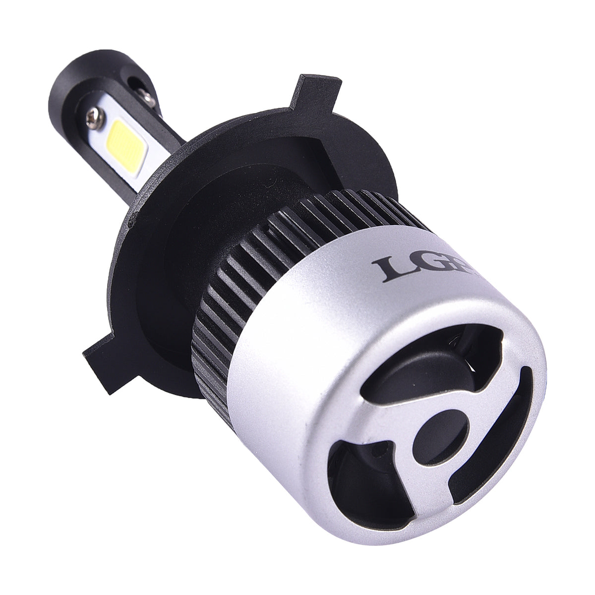LGP H4 LED Headlight Bulb 72W 9000LM installed in car