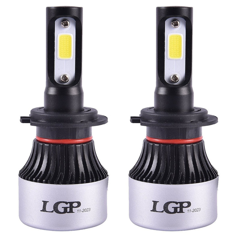 LGP H7 LED headlight bulb 72W 9000LM 6500K
