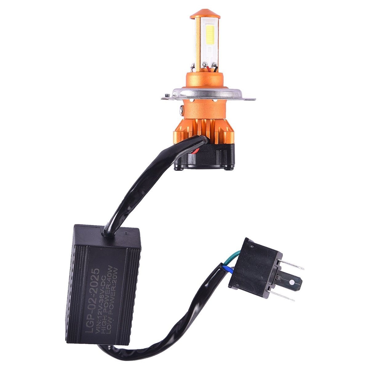 LGP F3 Gold LED motorcycle headlight bulb