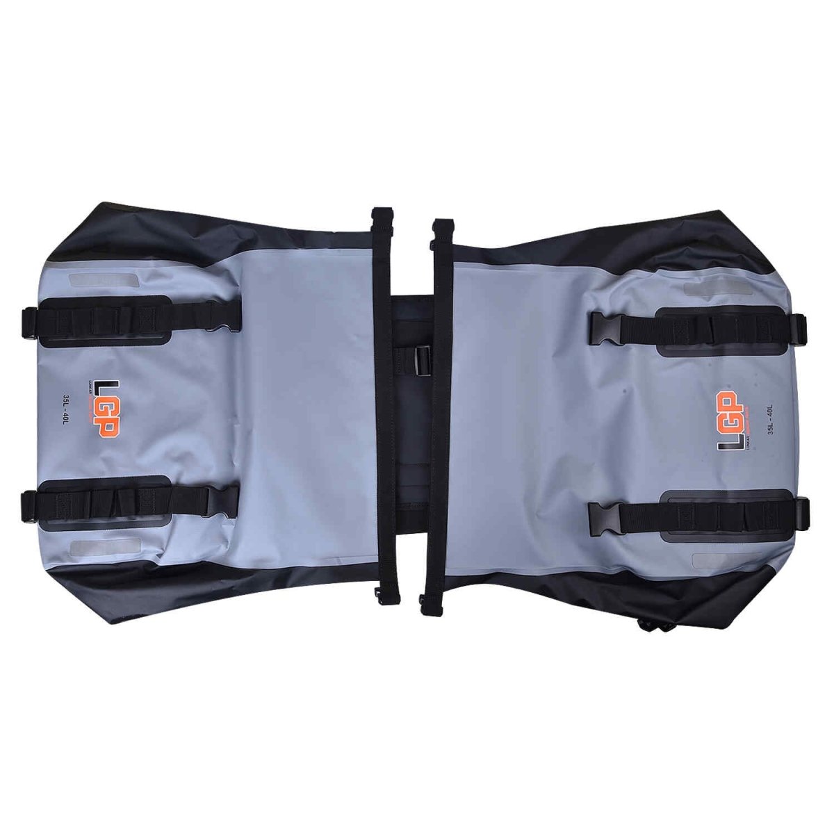 LGP 35L x 2 motorcycle saddle bags grey