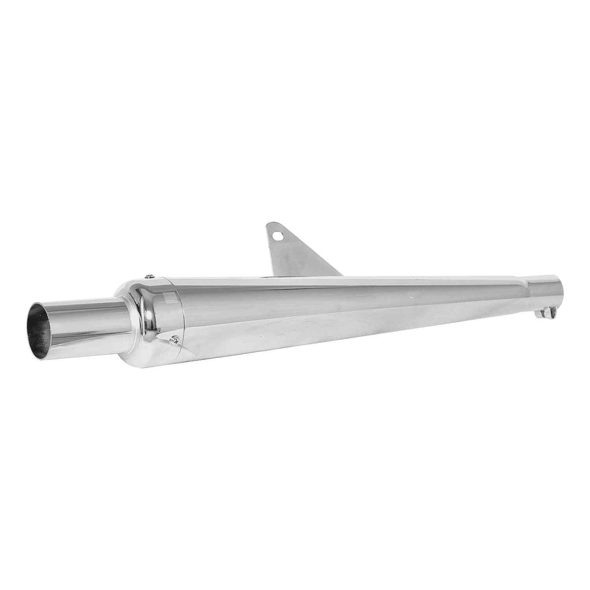 LGP Bangalore Goldy motorcycle silencer silver and black