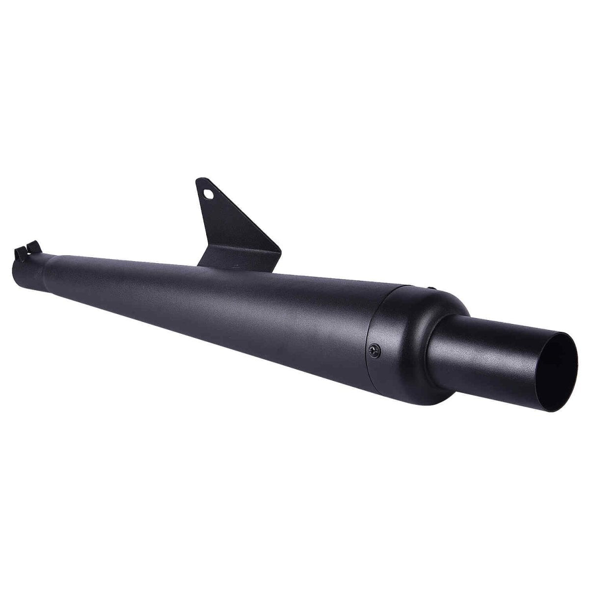 LGP Bangalore Goldy motorcycle silencer silver and black
