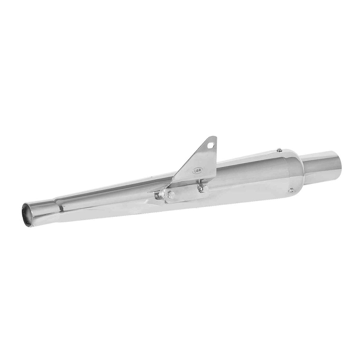 LGP Bangalore Goldy motorcycle silencer silver and black