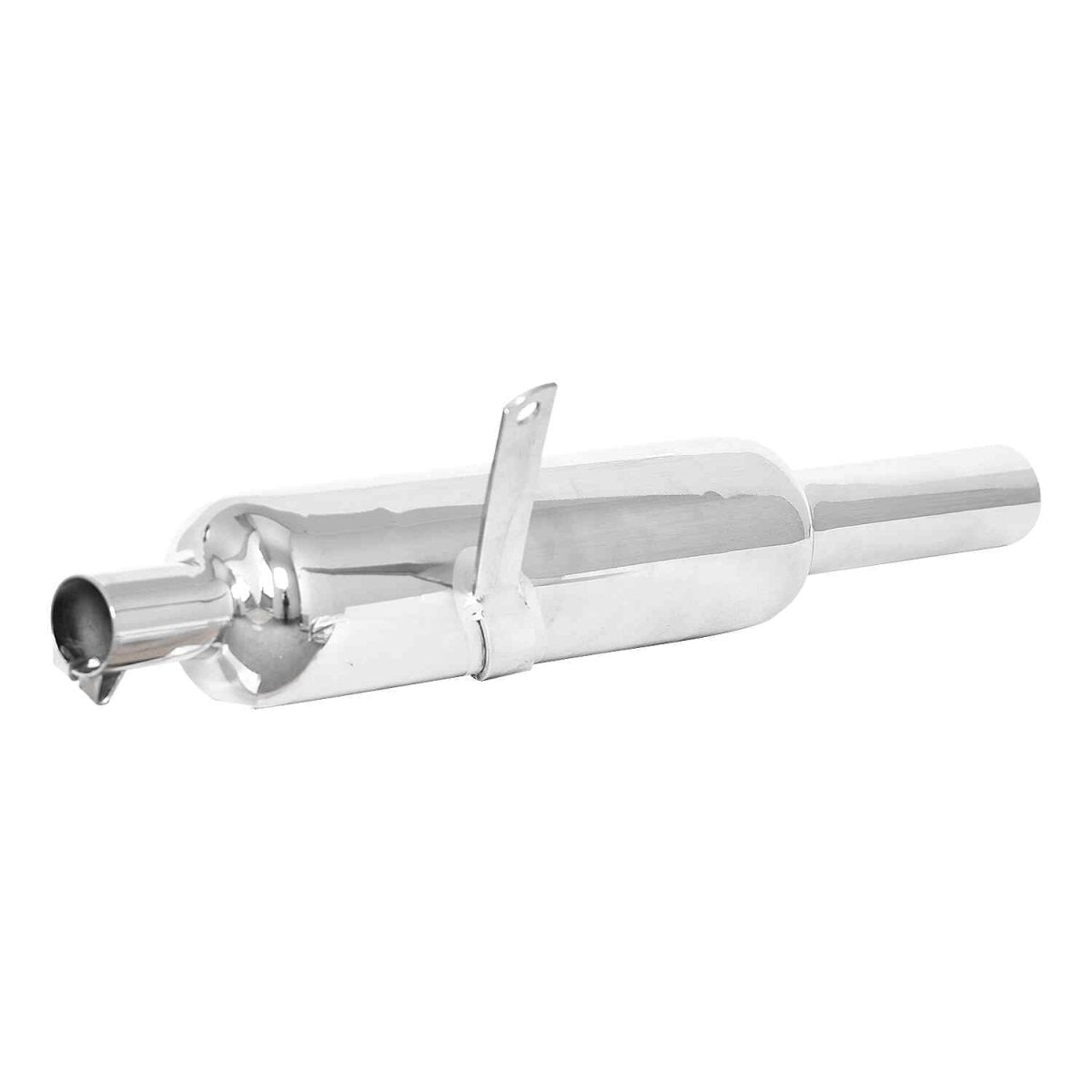 LGP Indore STD Chrome motorcycle silencer with deep exhaust sound