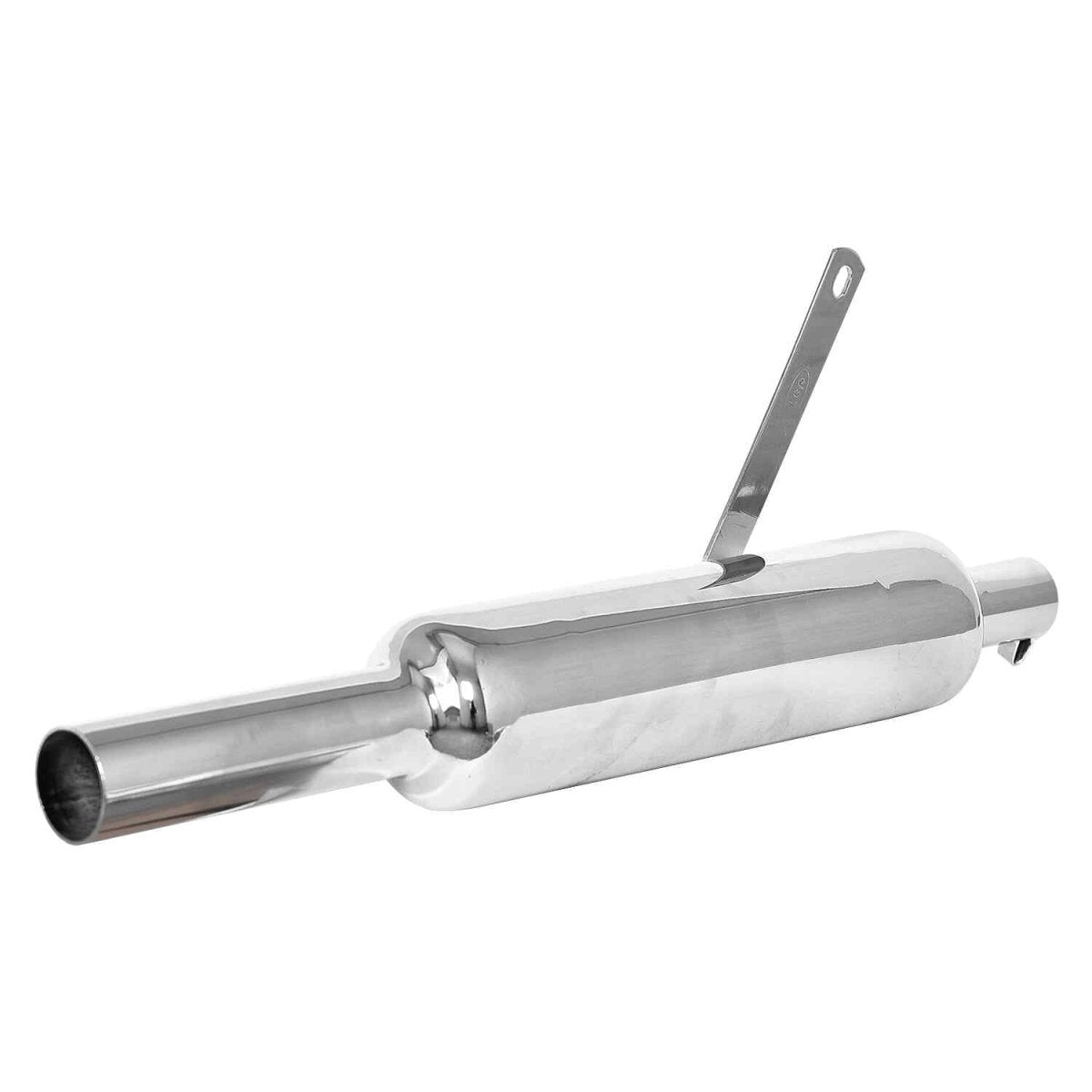 LGP Indore STD Chrome motorcycle silencer with deep exhaust sound