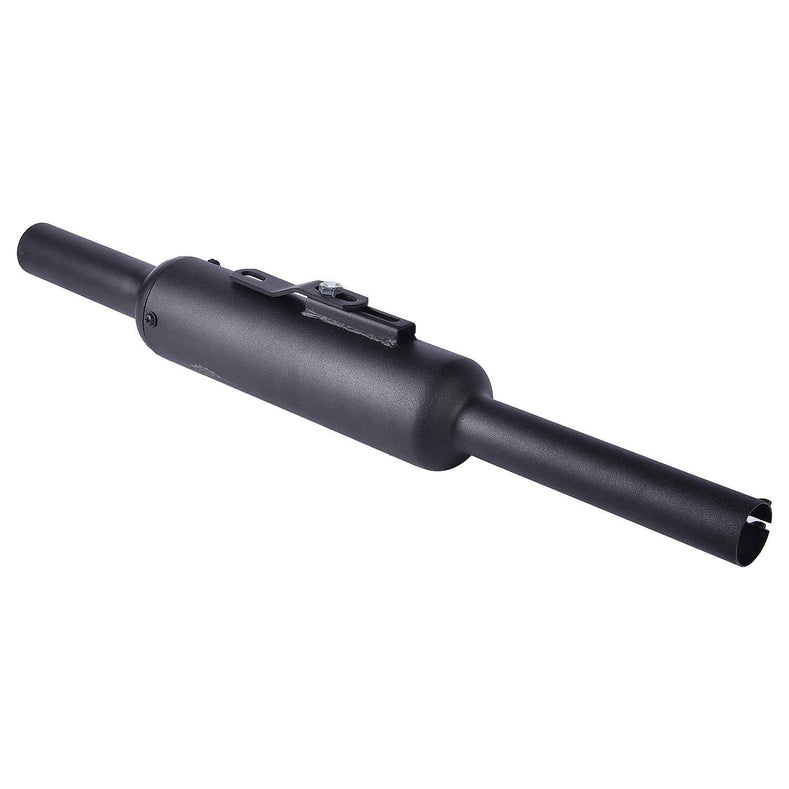 LGP universal motorcycle silencer with black powder coating