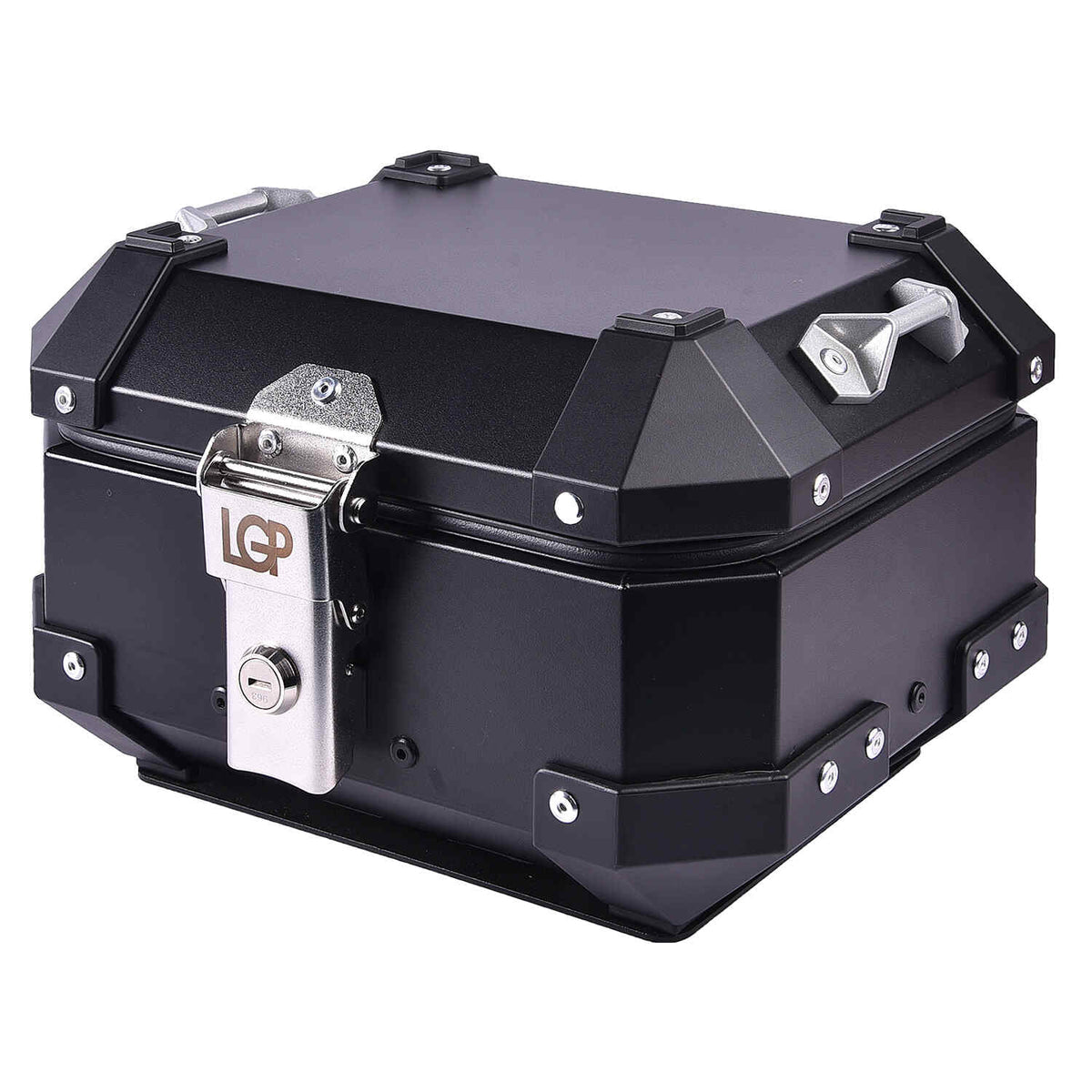 LGP 10L aluminum motorcycle top box black variant