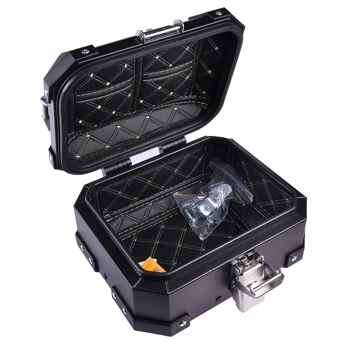 LGP 10L aluminum motorcycle top box black variant
