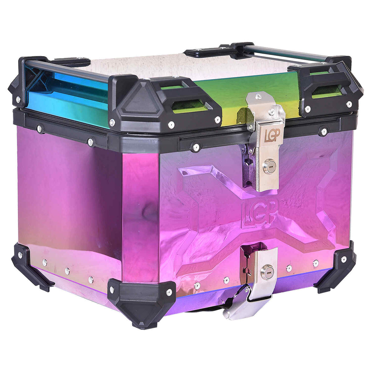LGP 45L reflection type motorcycle top box mirror finish