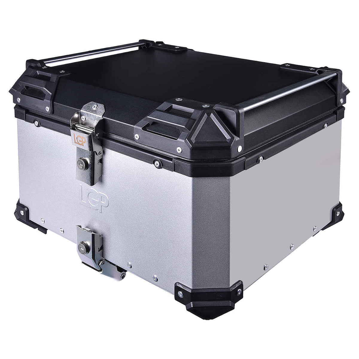 LGP 5L mini motorcycle top box black aluminum