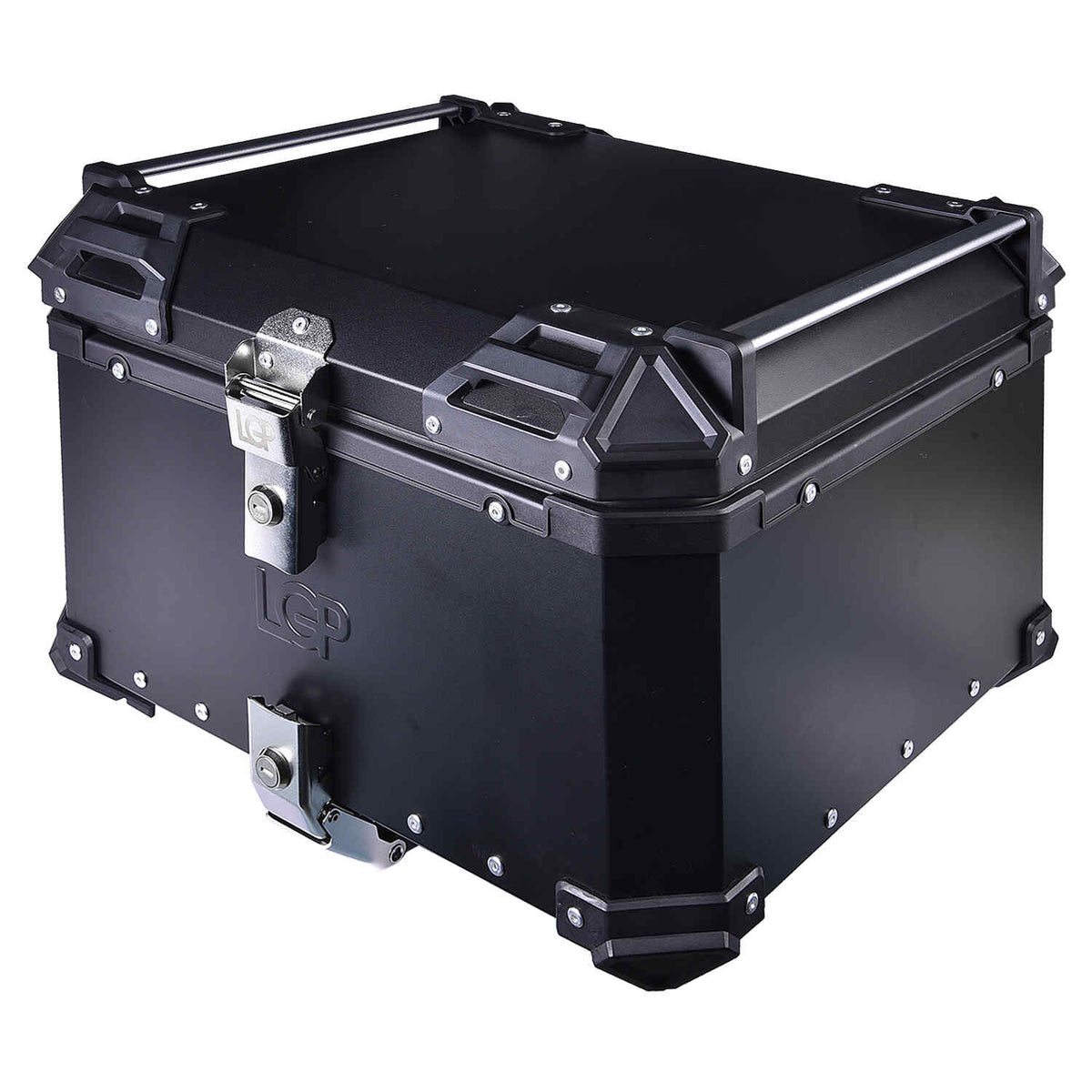 LGP 5L mini motorcycle top box black aluminum