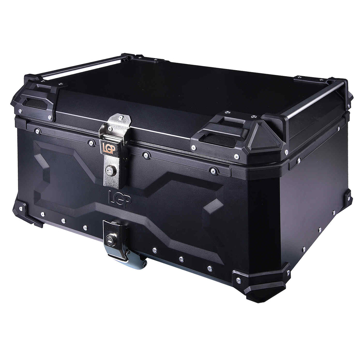 LGP 65L Type X motorcycle top box black aluminum