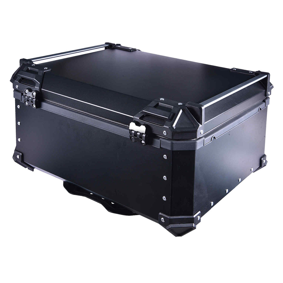 LGP 80L motorcycle top box plane design black aluminum