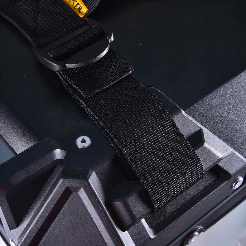 LGP motorcycle top box belt strap black pack