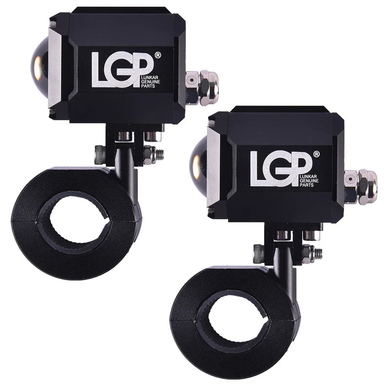 LGP MK07 Motorcycle Spotlight 80W 7000LM | Dual Color Yellow & White | Waterproof Fog Lamp