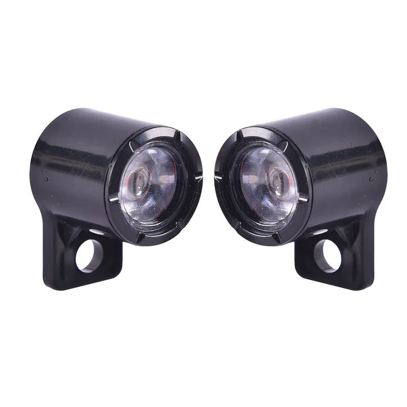 LGP Dual Color Bumper Flashing Light for Bikes & Cars – Red Blue LED Brake Safety Light