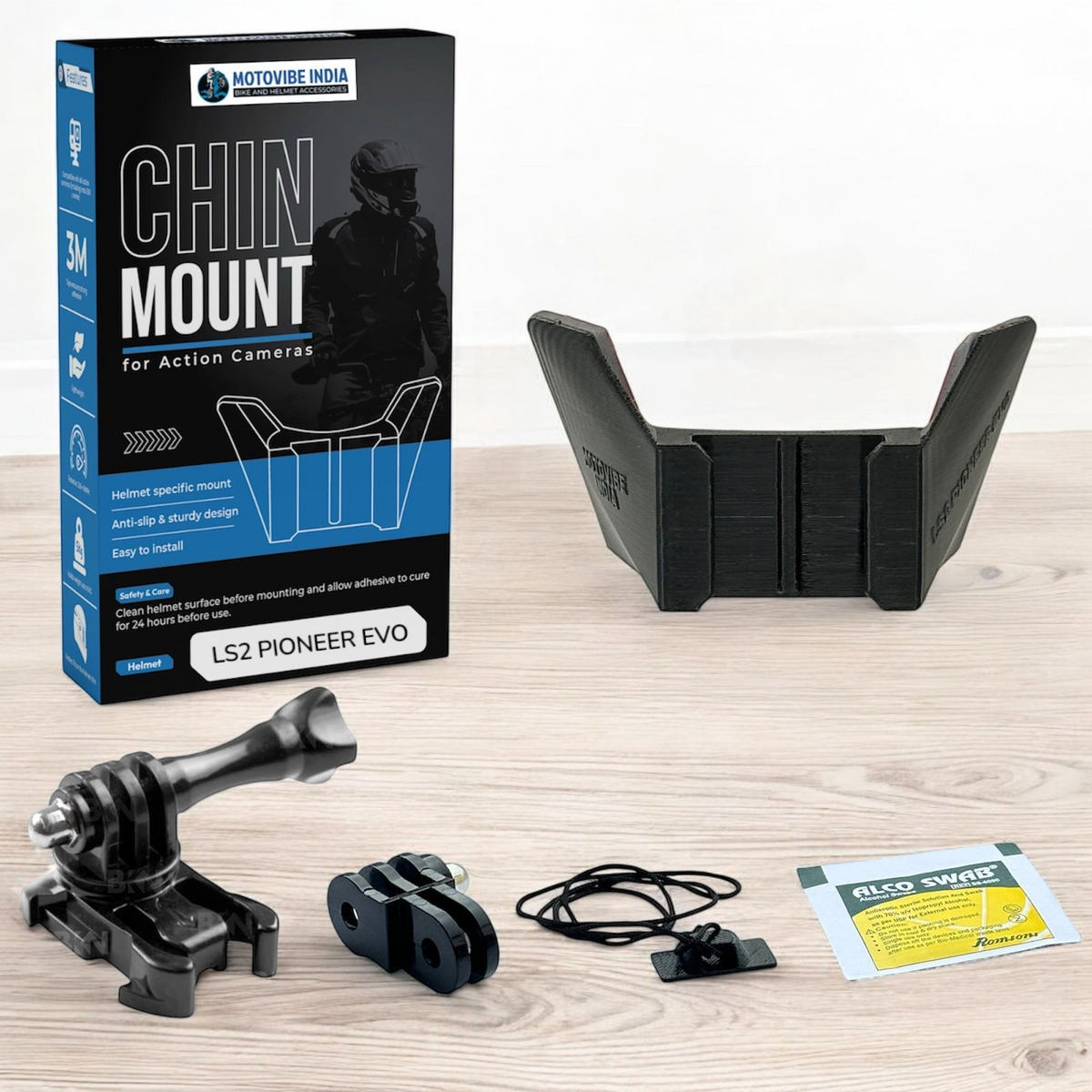 LS2 Pioneer Evo MX436 chin mount for GoPro action camera
