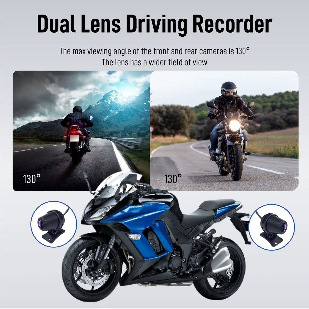 LBC Moto M3 Elite Pro 6.25 inch motorcycle dashcam