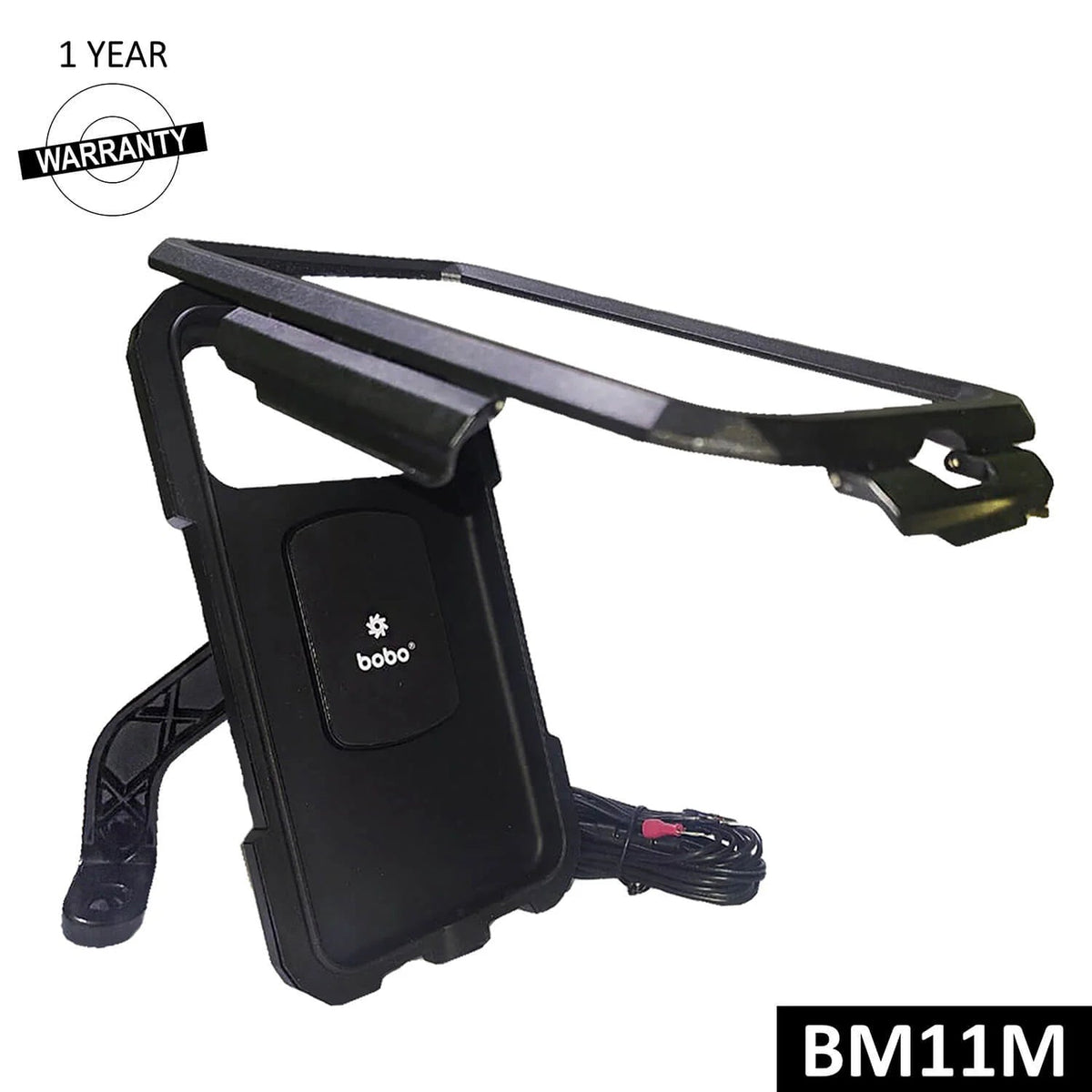BOBO BM10 Waterproof Bike Phone Holder for Motorcycle and Scooter with Handlebar and Mirror Mount Options