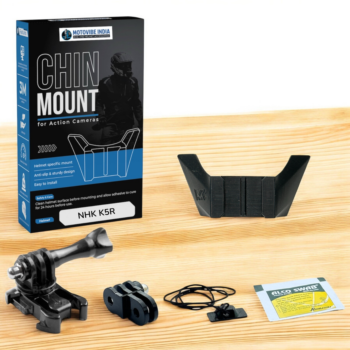 NHK K5R helmet chin mount for GoPro action camera