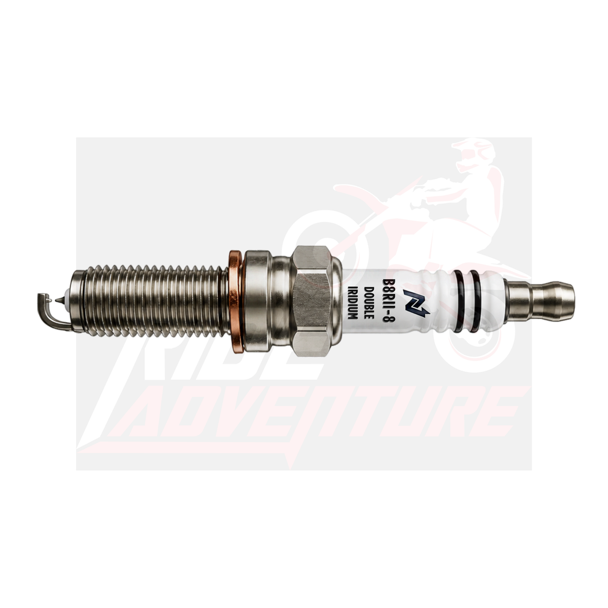 Ngage Double Iridium Spark Plug for Harley Davidson Street 750 & Street Rod 750 B8RII-8 High Performance Spark Plug