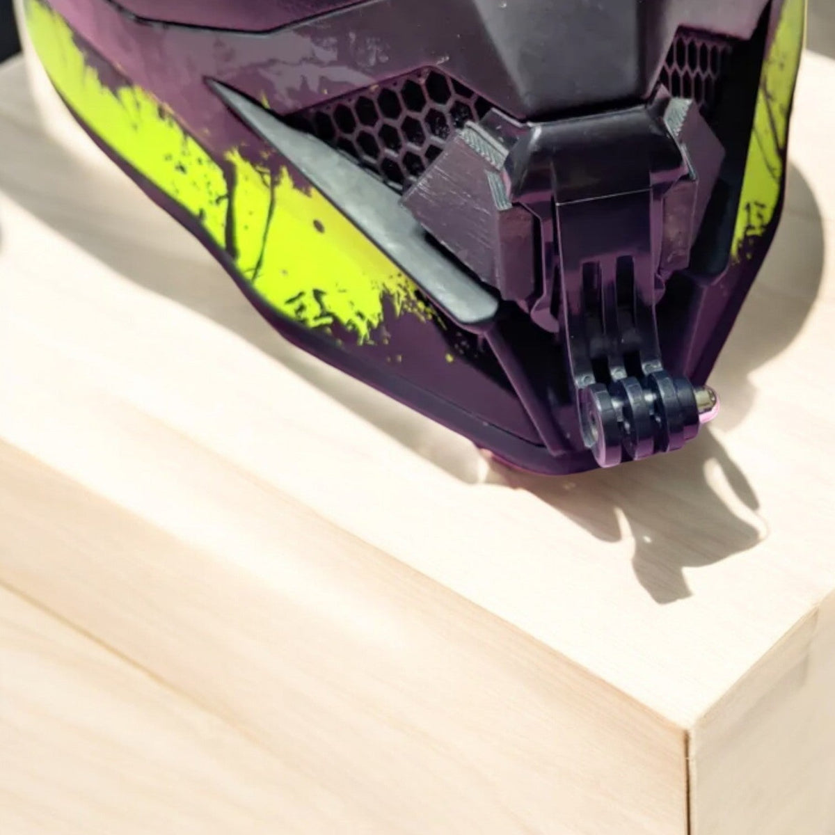 O’Neal 3 SRS helmet chin mount with GoPro installed