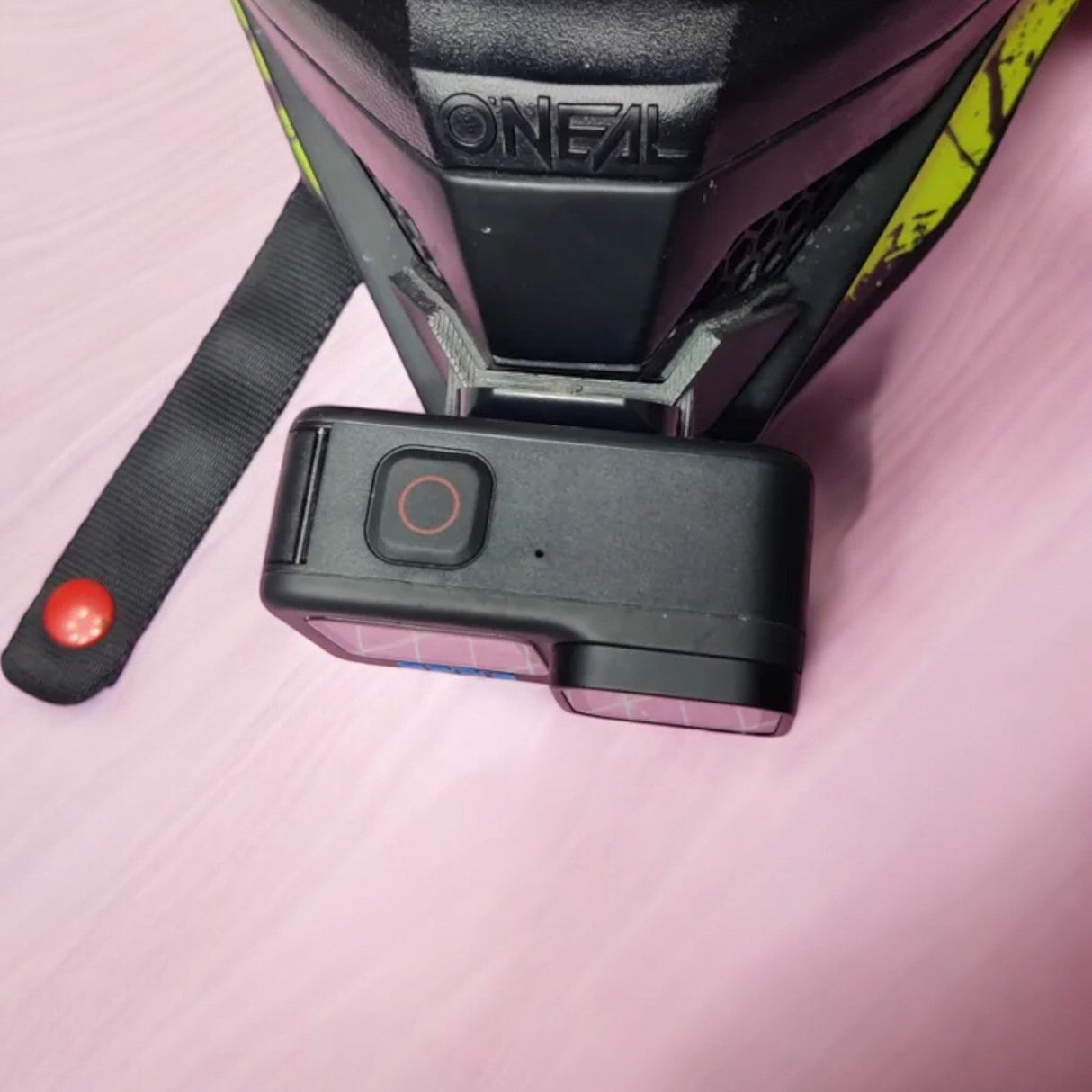 O’Neal 3 SRS helmet chin mount with GoPro installed