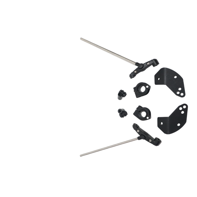 Motocare Polycarbonate Visor for Royal Enfield Himalayan 411 | Clear, Smoke & Black Adjustable Windshield Protector