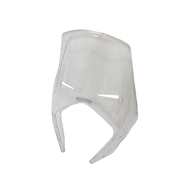 MotoCare polycarbonate visor KTM Adventure 250 390 windshield protector black clear smoke