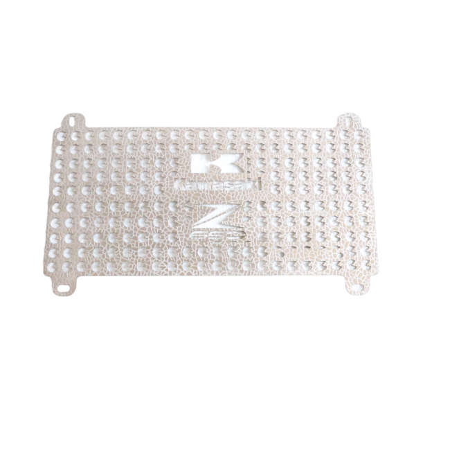 Motocare Kawasaki Z650 radiator guard engine protection grill mesh cooler shield motorcycle accessory black silver