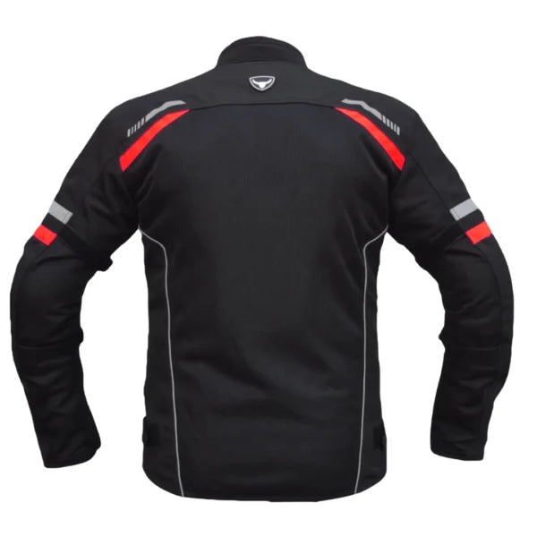Bison ProGear Raptor V2 riding jacket black red