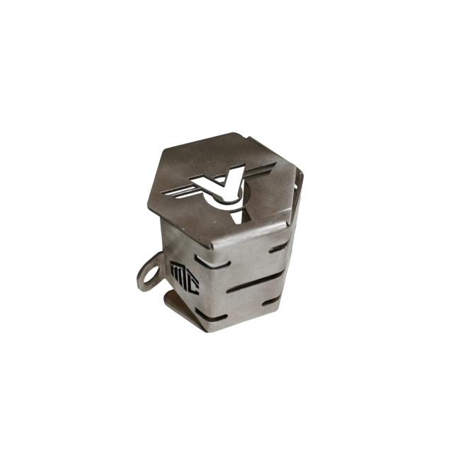 Yezdi Scrambler stainless steel brake reservoir cap black