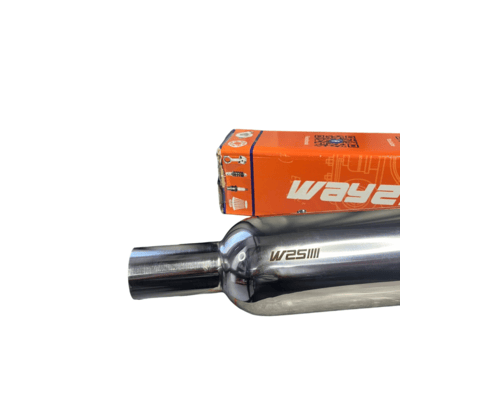 Way2Speed Shooter Performance Exhaust (Gloss Finish) for Royal Enfield Classic 350 / Reborn 350 – Enhanced Throttle & Deep Bass Sound