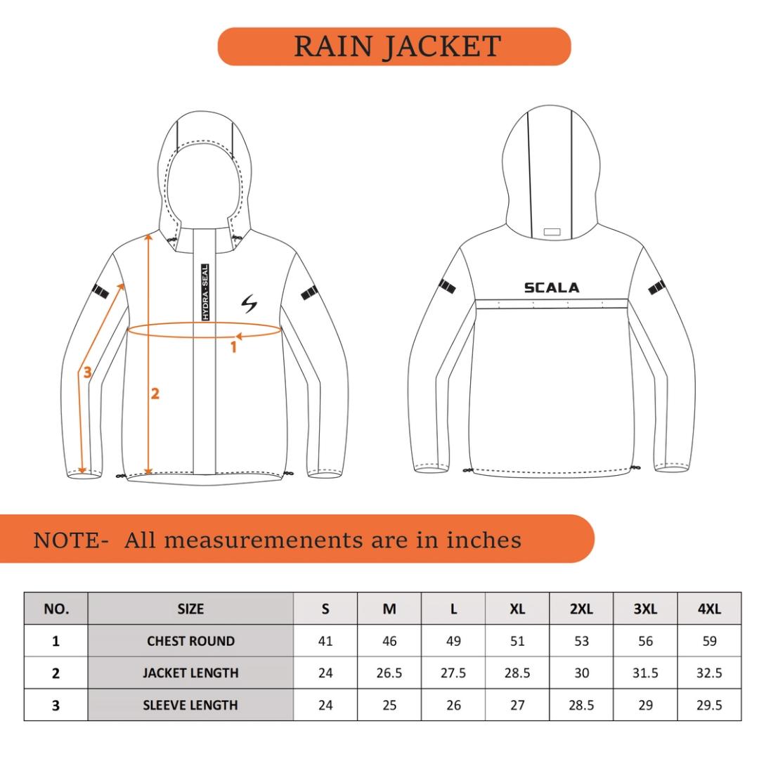 SCALA Hydra-Seal waterproof motorcycle rain jacket