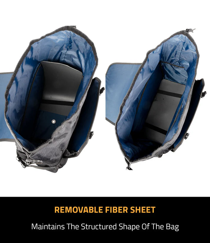CRAMSTER Stallion 60L stormproof motorcycle saddlebags
