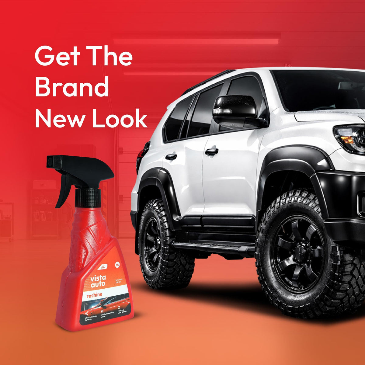 Vista Auto Care Reshine Car and Bike Polish 250ml vehicle gloss